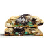 UniCookies Moo Moon, cookies n cream cookie with a peanut butter macaron baked in the center. Enlarged for detail.